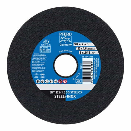 Disco da taglio PFERD SG STEELOX D125x1,6mm diritto ( 4000841262 )