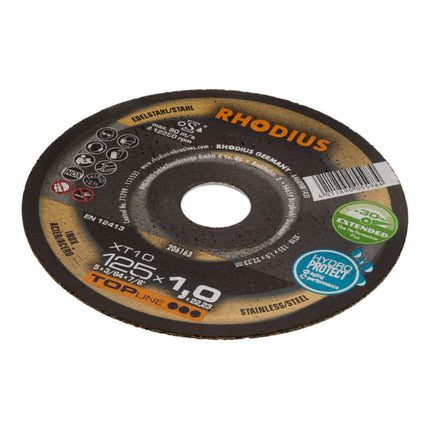 Disco da taglio RHODIUS XT10 D125x1mm diritto ( 4000841293 )