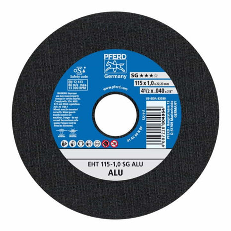 Disco de corte PFERD SG ALU D230x2,9mm recto (4000841334)