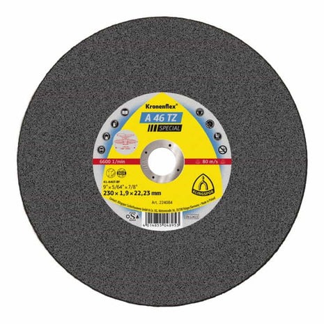 Disco da taglio KLINGSPOR A 46 TZ Special D230x1,9mm diritto ( 4000841495 )