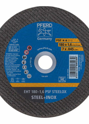 PFERD Disque à tronçonner PSF STEELOX D150x1,6 mm droit ( 4000842101 )