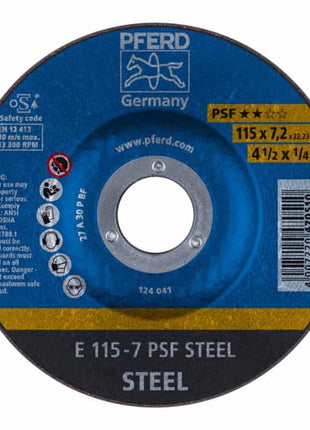 PFERD Schruppscheibe PSF STEEL D180xS7,2mm ( 4000842652 )