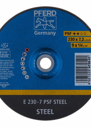 PFERD Schruppscheibe PSF STEEL D230xS7,2mm ( 4000842653 )