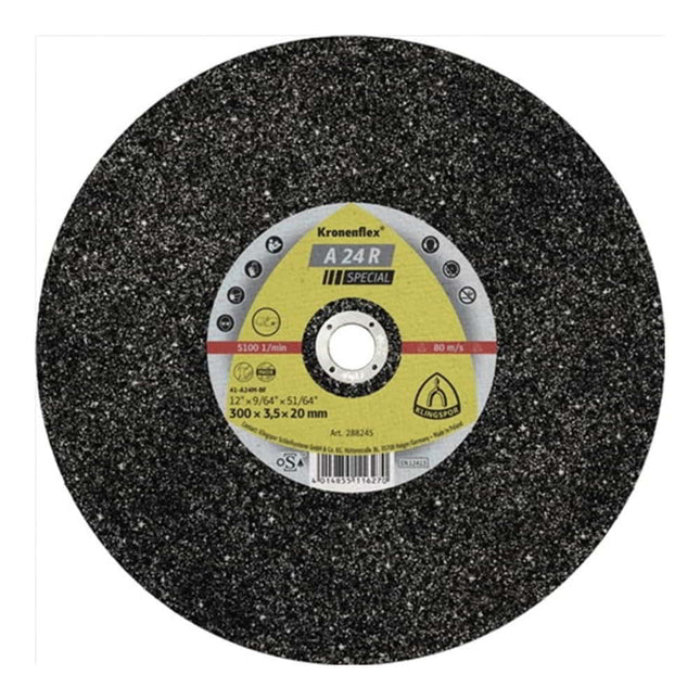 Disco da taglio KLINGSPOR A 924 R Special D356x4mm diritto ( 4000843063 )