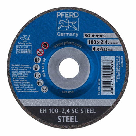 Tarcza tnąca PFERD SG STEEL D230x2.9mm z korbką ( 4000843075 )