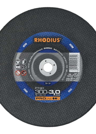 RHODIUS Trennscheibe FT30 D300x3mm gerade ( 4000843835 )