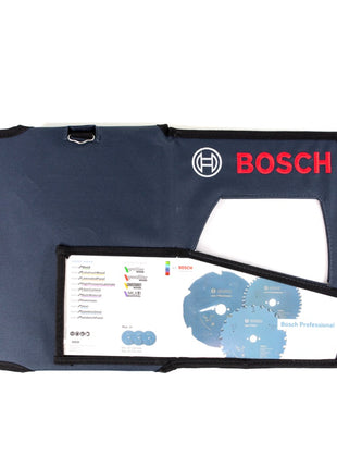 Bosch Professional Kreissägeblatt Tasche klein blau mit Sichtfenster (Ø 130-216 ) ( 1618D00089 ) - Toolbrothers