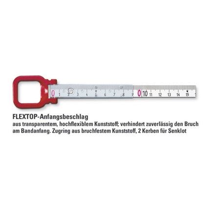 Metro a nastro BMI ERGOLINE lunghezza 30 m larghezza nastro 13 mm ( 4000855433 )