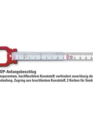 Taśma miernicza BMI ERGOLINE długość 50 m szerokość taśmy 13 mm ( 4000855434 )