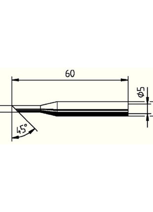 ERSA Lötspitze Serie 172 angeschrägt ( 4000872404 )