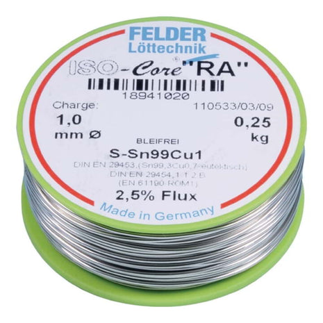 FELDER Fil d'apport de soudure ISO-Core® RA 1 mm ( 4000872796 )