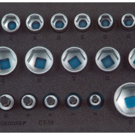 Modulo utensili GEDORE 1500 CT1-19 26 pezzi 1/3 ( 4000881207 )