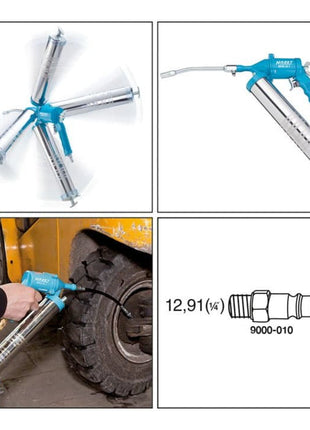 Pompe à graisse pneumatique HAZET 9042N-1 230 l/min 400 ml ( 4000898941 )