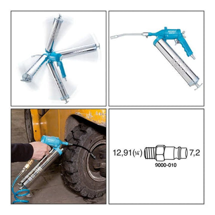 Ingrassatore ad aria compressa HAZET 9042N-1 230 l/min 400 ml ( 4000898941 )