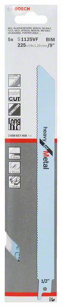 BOSCH Lama per sega circolare S 1125 VF Lunghezza 225 mm Larghezza 19 mm ( 4000909204 )