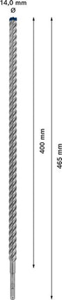 BOSCH Hammerbohrer Expert SDS-7X Ø 18,0 mm Arbeits-L.400 mm L.450 mm ( 4000909488 )