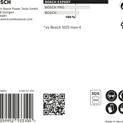BOSCH Hammerbohrer Expert SDS max-8X Ø 22 mm Arbeits-L.800 mm L.920 mm ( 4000909910 )