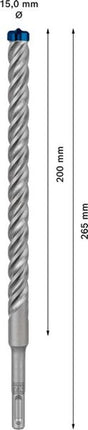 Wiertarka udarowa BOSCH Expert SDS-7X Ø 15,0 mm długość robocza 200 mm 265 mm ( 4000909961 )