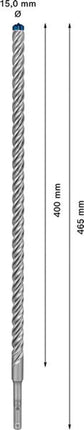 Taladro percutor BOSCH Expert SDS-7X Ø 15,0 mm longitud útil 400 mm longitud 465 mm (4000909962)