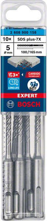 BOSCH Hammerbohrer Expert SDS-7X Ø 5 mm Arbeits-L.100 mm L.165 mm ( 4000909968 )