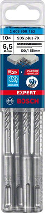 BOSCH Hammerbohrer Expert SDS-7X Ø 6,5 mm Arbeits-L.100 mm L.165 mm ( 4000909972 )