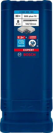 BOSCH Foret marteau Expert SDS-7X D. 8 mm L.de travail 100 mm L.165 mm ( 4000909988 )