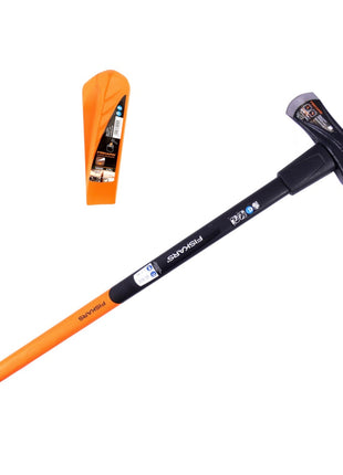 Fiskars Spalthammer X 37 Spaltaxt ( 122160 ) mit einem Fiskars Dreh Spalt Keil ( 120020 ) - Toolbrothers