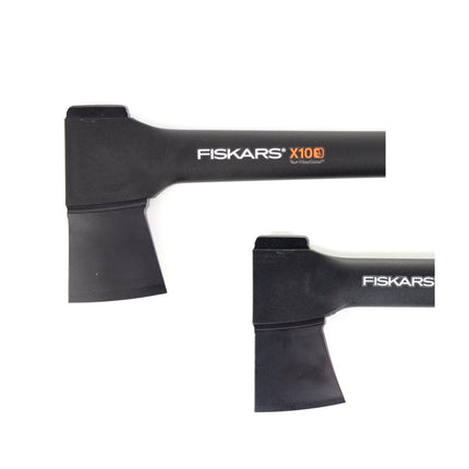Fiskars Axt Set mit X10 Spaltaxt S 45 cm ( 121443 ) und X7 Spaltaxt XS 35,5 cm ( 121423 ) - Toolbrothers