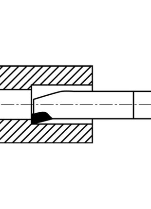 WILKE Cincel para tornear esquinas interiores DIN 4974 ISO9 8 x 8 mm (4118615052)