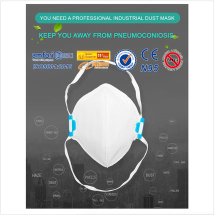 VIC Feinstaubmaske VIC822V ( 1 Stück ) 3-Schicht FFP2 mit Ventil gefaltet - Toolbrothers