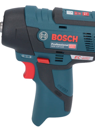 Bosch GDS 12V-115 Professional Akku Drehschlagschrauber 12 V 115 Nm 3/8" Brushless + 2x Akku 6,0 Ah + Ladegerät + L-Boxx - Toolbrothers