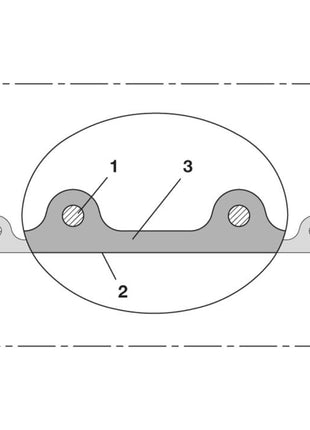 NORRES Tuyau d’aspiration et de refoulement AIRDUC® PUR 355 FOOD D. int. 38 mm D. ext. 48 mm ( 4501400141 )