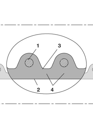 Manguera de aspiración e impulsión NORRES AIRDUC® PUR 356 AS Ø interior 40 mm (4501400202)