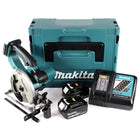 Makita DSS 501 RGJ 18V 136 mm Li-ion Akku Handkreissäge im Makpac + 2x 6,0 Ah Akku + Ladegerät - Toolbrothers