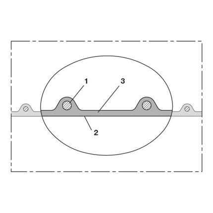 NORRES AIRDUC(R) PUR 351 HT tubo di aspirazione e soffiaggio Ø interno 100-102 mm ( 4501401011 )