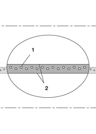 NORRES Tuyau de pression NORFLEX(R) PUR 441 FOOD Ø intérieur 2 mm Ø extérieur 19,00 mm ( 4501401861 )