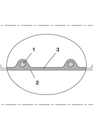 Manguera de aspiración e impulsión NORRES AIRDUC® PE 362 FOOD Ø interior 50-51 mm Ø exterior 57,00 mm (4501402458)