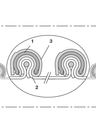 NORRES Abgasschlauch CP HYP 450 PROTECT Innen-Ø 125-127 mm ( 4501402750 )