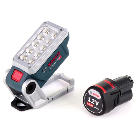 Bosch Akku Lampe GLI 12V-330 DeciLED  + 1 x 2,5 Ah Akku - ohne Ladegerät - Toolbrothers