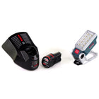 Bosch Akku Lampe GLI 12V-330 DeciLED + 1 x 2,5 Ah Akku + Ladegerät - Toolbrothers