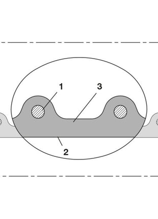 NORRES Absaug- und Förderschlauch AIRDUC® PUR-INOX 355 FOOD-AS Innen-Ø 80 mm Außen-Ø 91,00 mm ( 4502401028 )