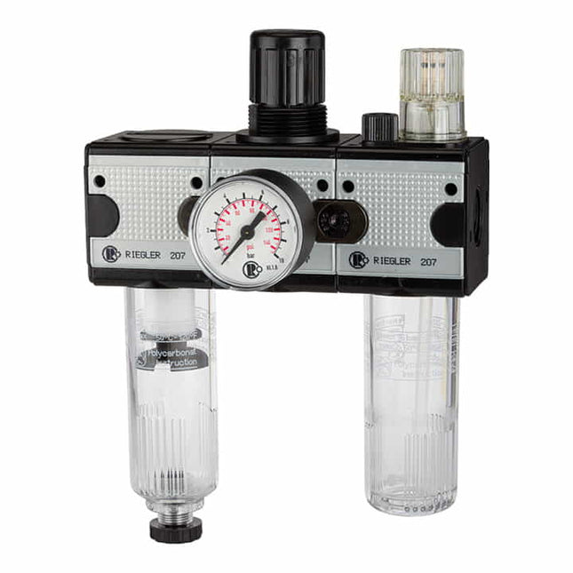 Unità di manutenzione RIEGLER MULTIFIX filettatura G 1/2 ″ semiautomatica ( 4588882340 )