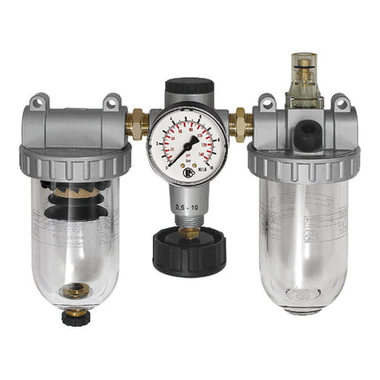 Unità di manutenzione RIEGLER filettatura standard 3/8 ″ semiautomatica ( 4588882351 )