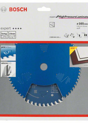 BOSCH Kreissägeblatt Außen-Ø 165 mm Zähnezahl 48 HLTCG ( 8000342150 )