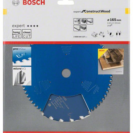 Lama circolare BOSCH Ø esterno 165 mm Numero di denti 24 WZ ( 8000342207 )