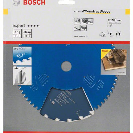Lama circolare BOSCH Ø esterno 190 mm Numero di denti 24 WZ ( 8000342209 )