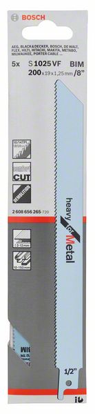 BOSCH Lama per sega circolare S 1025 VF Lunghezza 200 mm Larghezza 19 mm ( 8000343756 )