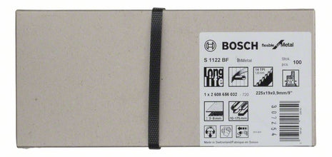 Hoja de sierra de sable BOSCH S 1122 BF longitud 225 mm ancho 19 mm (8000343758)