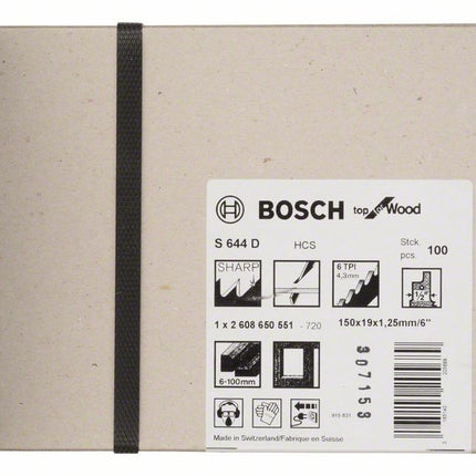 BOSCH Säbelsägeblatt S 644 D Länge 150 mm Breite 19 mm ( 8000343831 )