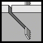 BOSCH Stichsägeblatt T 101 A Gesamtlänge 100 mm ( 8000346047 )